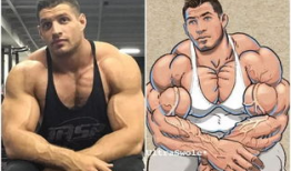 兽人肌肉膨胀漫画,狂野力量与野性魅力的视觉盛宴